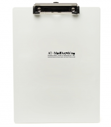 Letter Size Clipboard and Metal Spring Clip