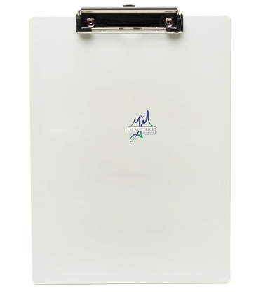 Letter Size Clipboard and Metal Spring Clip