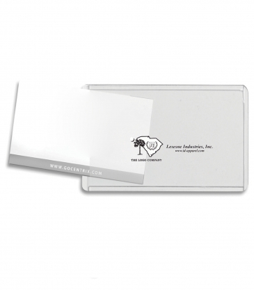 Brushed Aluminum Slip-In Pocket Luggage Bag Tag