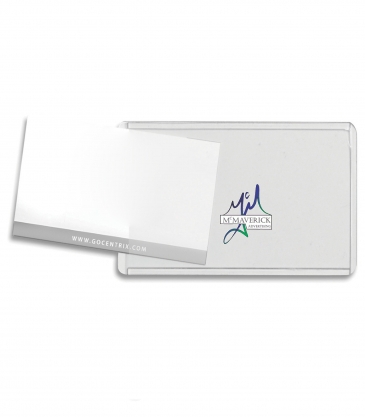 Brushed Aluminum Slip-In Pocket Luggage Bag Tag