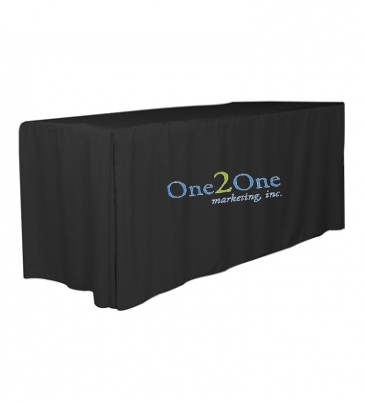 "OMAHA EIGHT" 4-Sided Fitted Style Table Covers & Table Throws (P