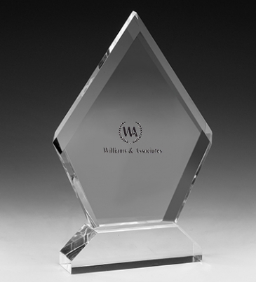 Multi-Faceted Acrylic Award - 6” x 7 1/2”