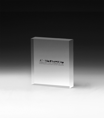 PhotoImage® Square Paperweight - 4" x 4" x 3/4"
