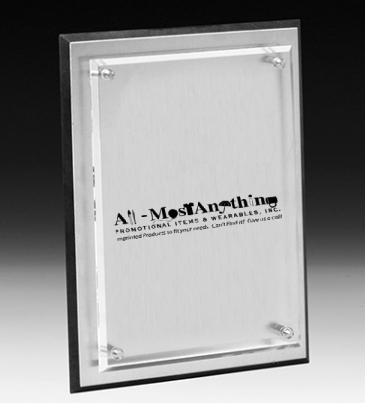 Brushed Aluminum Plaque - 9 x 12