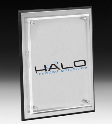 Brushed Aluminum Plaque - 9 x 12