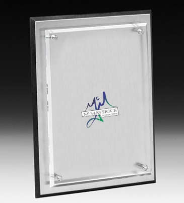 Brushed Aluminum Plaque - 9 x 12