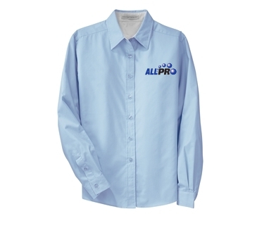 Ladies Long Sleeve Light Blue