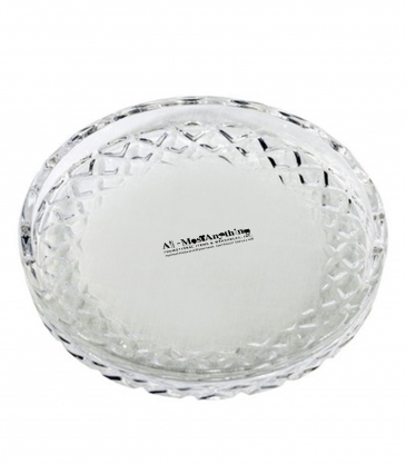 Set of Four Cut Glass Coasters