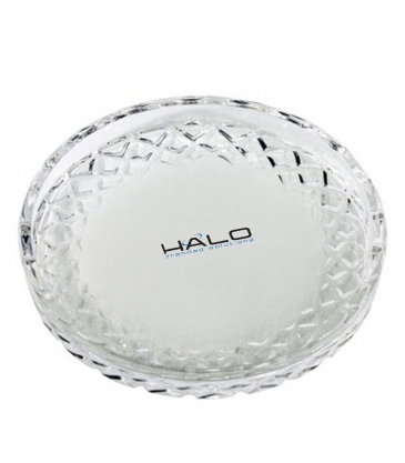 Set of Four Cut Glass Coasters