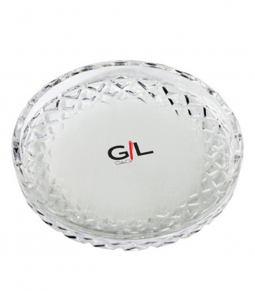 Set of Four Cut Glass Coasters