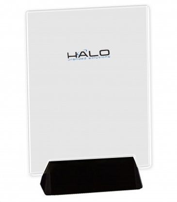 Nanobrite© Award with Heavy Metal Open End Base (6"x8")