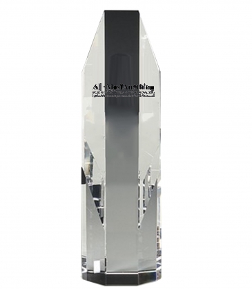 8" OptiMaxx Octagonal Tower Award