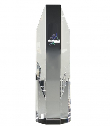 8" OptiMaxx Octagonal Tower Award