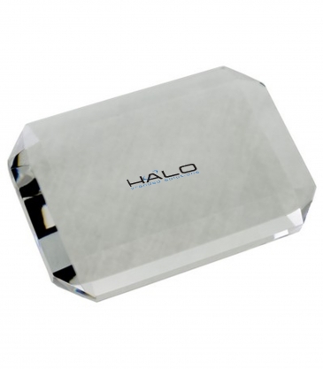 Rectangle Optical Gem Cut Paperweight