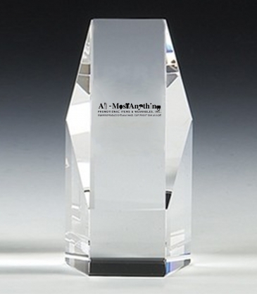 6" OptiMaxx Hexagon Award