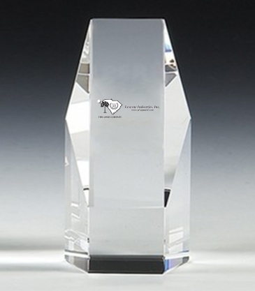 6" OptiMaxx Hexagon Award