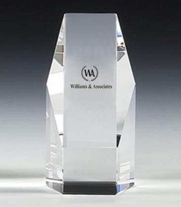 6" OptiMaxx Hexagon Award