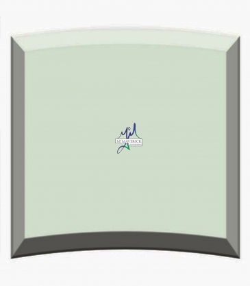 Spectral Jade Curved Award (7"x7")