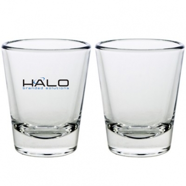 Set of Two Round Shot Glasses (2 Oz.)