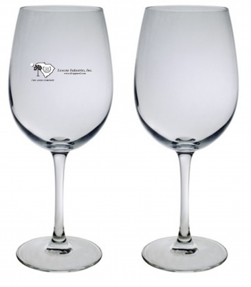 12 Oz. Set of Two Afficianado Stemmed Wine Glasses