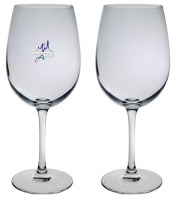 12 Oz. Set of Two Afficianado Stemmed Wine Glasses