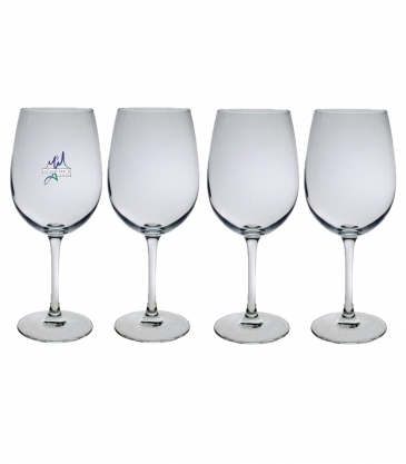 12 oz. Afficiando Stemmed Wine Glasses - Set of 4