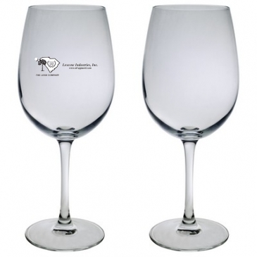 19.5 Oz. Set of Two Afficianado Stemmed Wine Glasses
