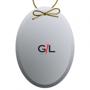 Vertical Oval NanoBrite Ornament