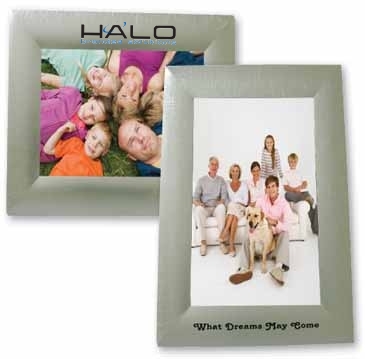 4 X 6 Cross Brushed Silver Frame