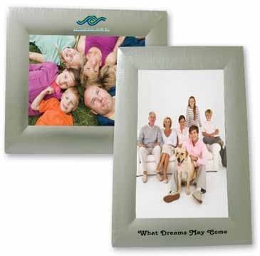 4 X 6 Cross Brushed Silver Frame