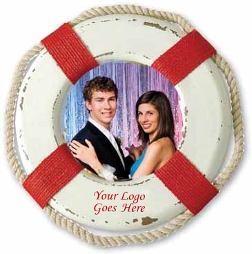 Distressed Nautical Lifesaver Frame