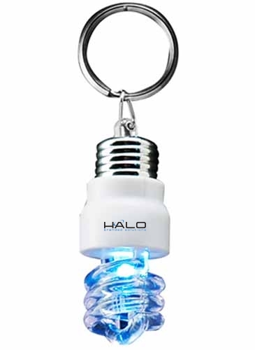 Light Up Light Bulb Keytag