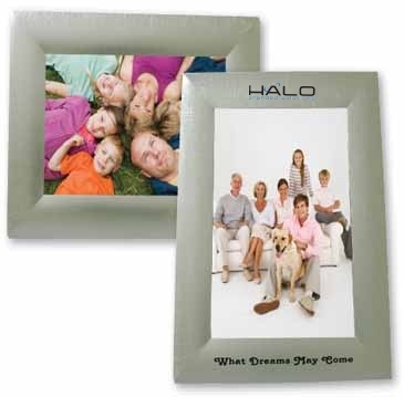 5 X 7 Cross Brushed Silver Frame