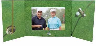 Golf Photo Mount - 7 X 5
