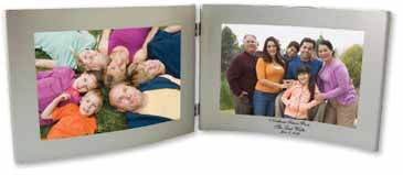 6 x 4 Silver Dual Hinged Curved Frame