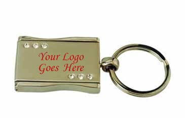 Rhinestone Photo Keytag