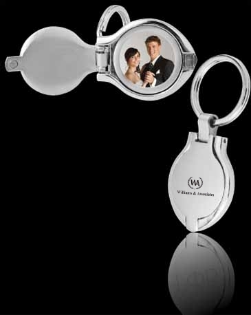 Round Photo Keytag