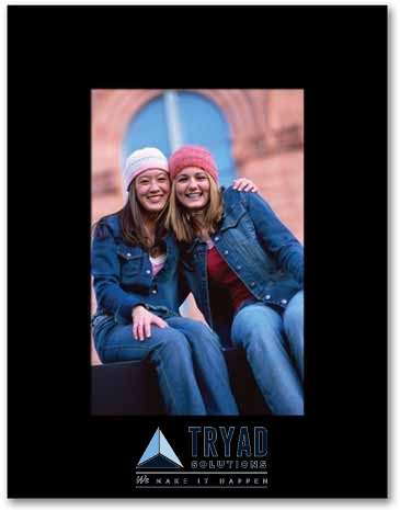 Black Paper Easel Frame