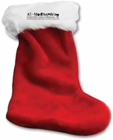 Plush Christmas Stocking -5,001-10,000 Stitches