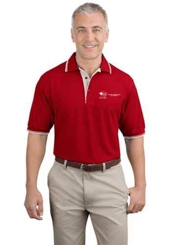 Port Authority - Silk Touch Sport Shirt With Stripe Trim
