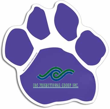 Small Paw Print Car Sign Magnet