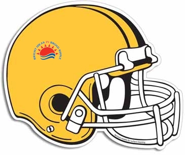 Small Helmet Car Sign Magnet