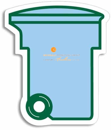 Go Green Recycling Bin Magnet