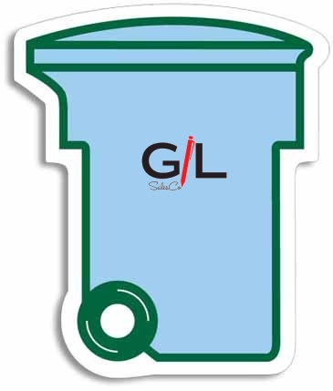 Go Green Recycling Bin Magnet