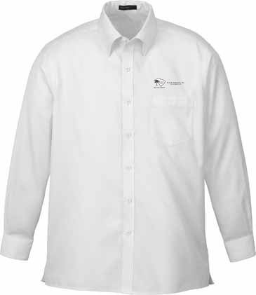 Men's Wrinkle Free Two-ply 80's Cotton Jacquard Taped Shirt