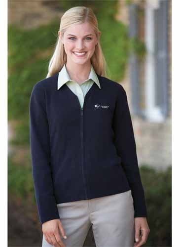 Ladies' Full-Zip Fine Gauge Cardigan