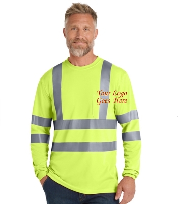 CornerStone® Class 3 LS Snag-Resistant Reflective T-Shirt