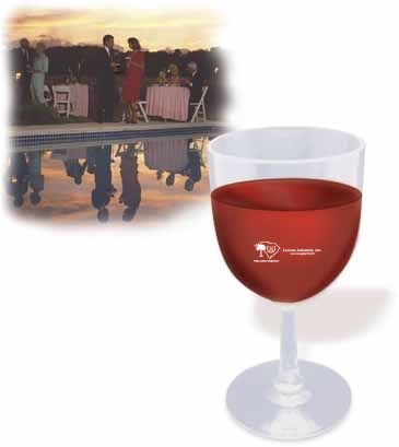 Here's-To-You Plastic Wine Glass