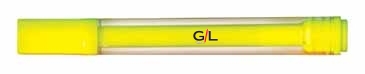 Brite-Spots Broad Tip Jumbo Fluorescent Highlighters-Clear