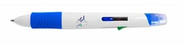 Click n' Glo - 5 in 1 Highlighter & 4 Color Pen Combo